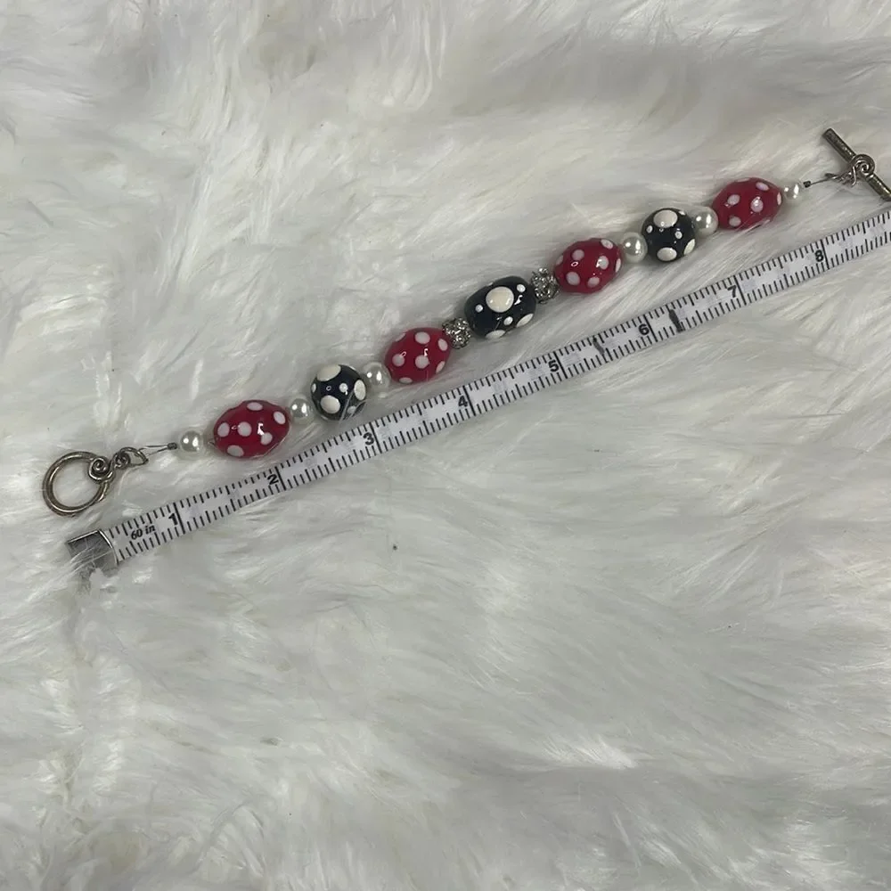 Disney Inspired Handcrafted Bead Bracelet 9”